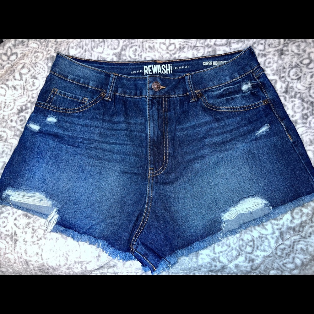 Denim shorts